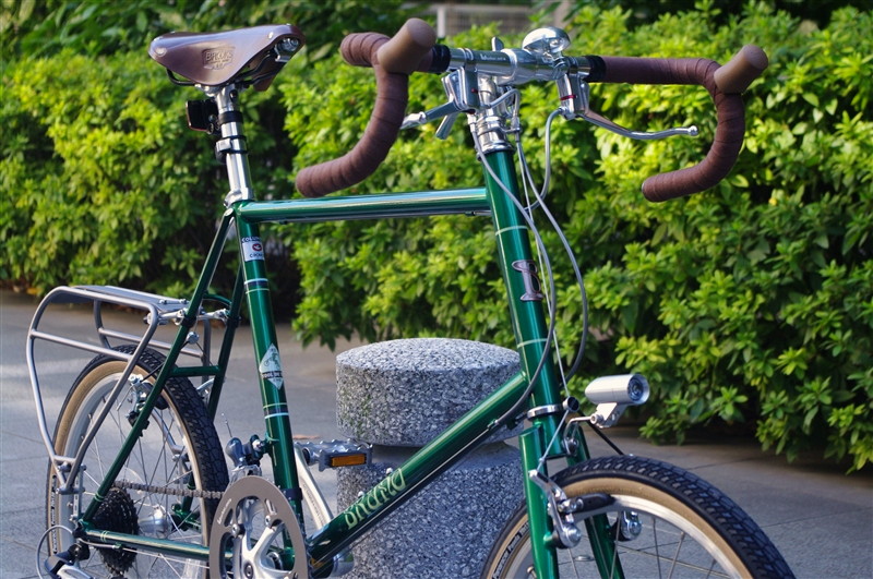 Bruno 18 Road Drop British Green Chaine Guared Carrier Velostyleticket