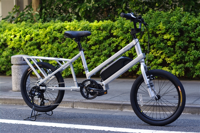 日常を旅にする自転車bruno 新作e-bike(電動アシスト自転車)は20インチミニベロ "e-tool"