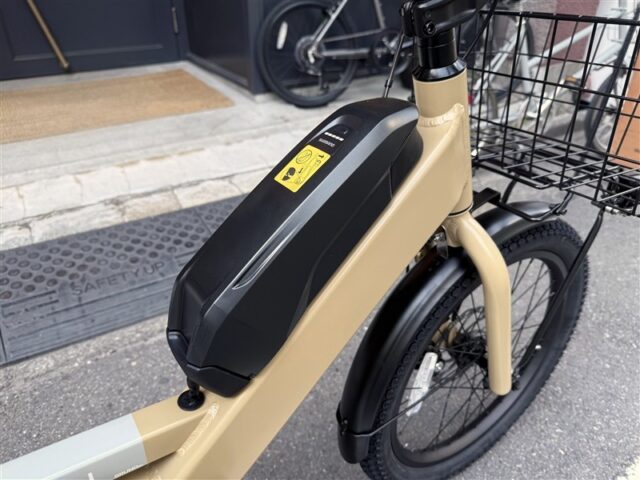 チャイルドシート取り付け可能なE-BIKE BRUNO "E-TOOL"