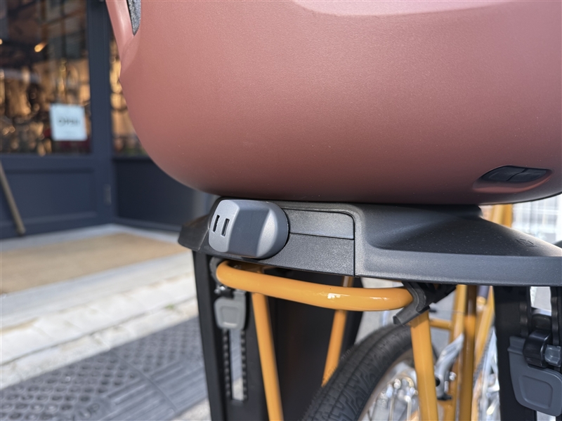 チャイルドシート取り付け可能な日本製ミニベロフレーム EBS "LEAFLONG"